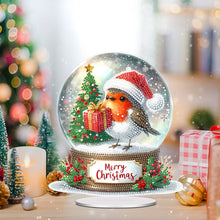 Load image into Gallery viewer, Acrylic Special Shape Sparrow Crystal Ball Diamond Painting Desktop Decors
