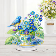 Load image into Gallery viewer, Acrylic Special Shape Flower Bird Diamond Painting Desktop Decorations
