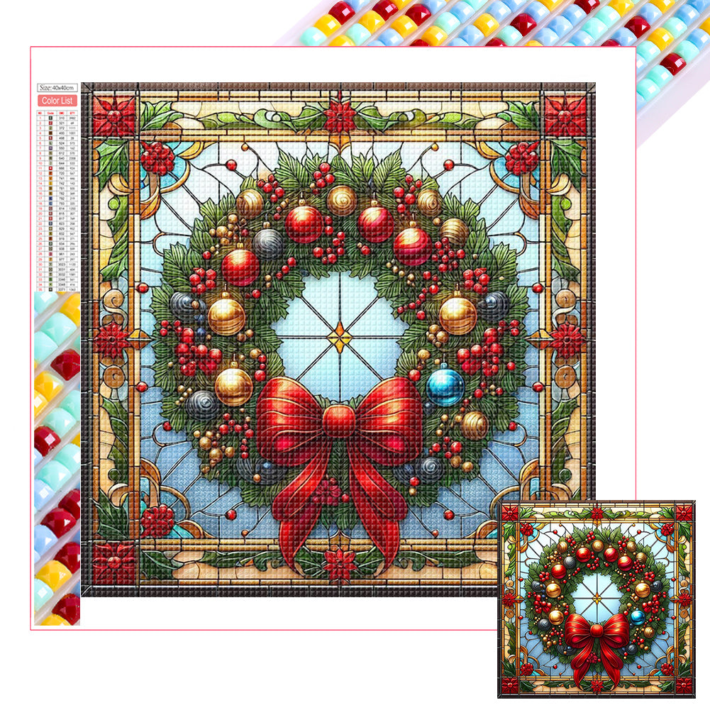 Diamond Painting - Full Square - Christmas in glass (40*40CM)