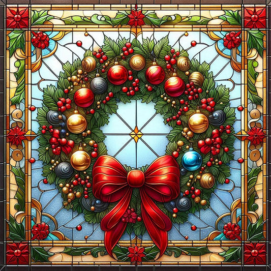 Diamond Painting - Full Square - Christmas in glass (40*40CM)