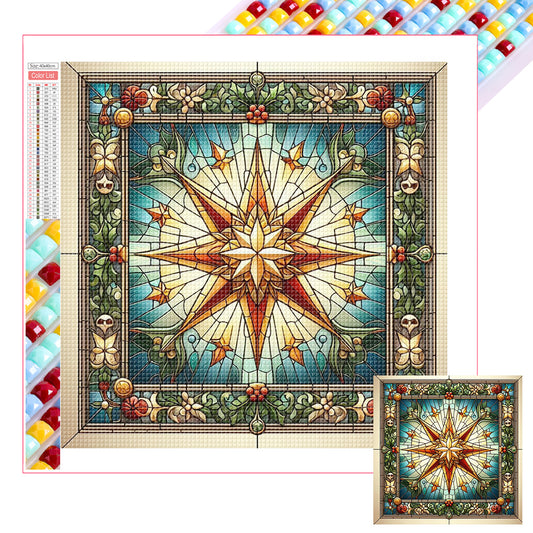 Diamond Painting - Full Square - Christmas in glass (40*40CM)