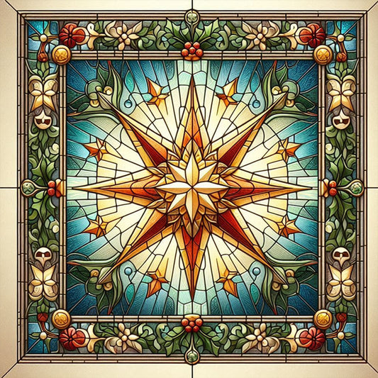 Diamond Painting - Full Square - Christmas in glass (40*40CM)