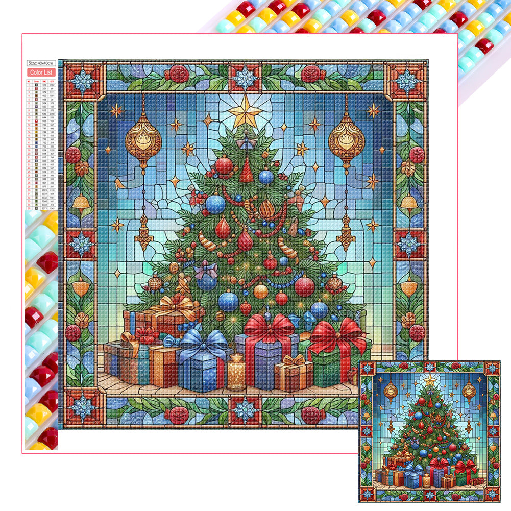 Diamond Painting - Full Square - Christmas in glass (40*40CM)