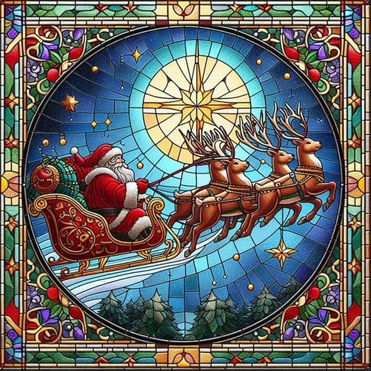 Diamond Painting - Full Square - Christmas in glass (40*40CM)