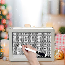 Load image into Gallery viewer, Wooden Christmas Santa &amp; Snowman Diamond Painting Money Saving Box for Beginners
