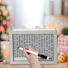 Load image into Gallery viewer, Wooden Christmas Santa &amp; Snowman Diamond Painting Money Saving Box for Beginners
