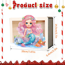 Load image into Gallery viewer, Wooden Christmas Santa &amp; Snowman Diamond Painting Money Saving Box for Beginners
