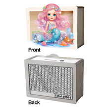 Load image into Gallery viewer, Wooden Christmas Santa &amp; Snowman Diamond Painting Money Saving Box for Beginners
