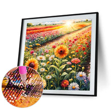 Load image into Gallery viewer, Diamond Painting - Full Round - Sunflower and daisy field (30*30CM)
