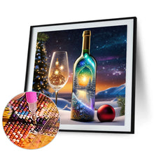 Load image into Gallery viewer, Diamond Painting - Full Round - Snowy Christmas tree in a bottle (30*30CM)

