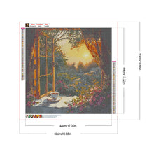 Load image into Gallery viewer, Diamond Painting - Full Round - Window Scenery (50*50CM)
