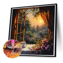Load image into Gallery viewer, Diamond Painting - Full Round - Window Scenery (50*50CM)
