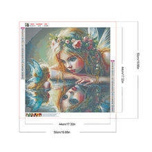 Load image into Gallery viewer, Diamond Painting - Full Round - Butterfly Girl (50*50CM)
