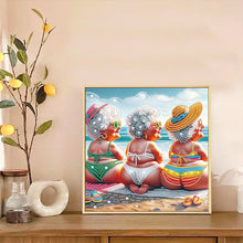 Load image into Gallery viewer, Diamond Painting - Partial Special Shaped - Cute old lady (30*30CM)
