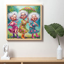 Load image into Gallery viewer, Diamond Painting - Partial Special Shaped - Cute old lady (30*30CM)
