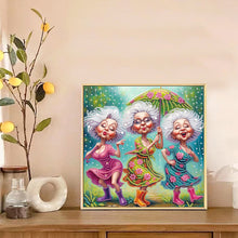 Load image into Gallery viewer, Diamond Painting - Partial Special Shaped - Cute old lady (30*30CM)
