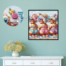 Load image into Gallery viewer, Diamond Painting - Partial Special Shaped - Cute old lady (30*30CM)
