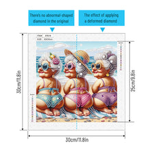 Load image into Gallery viewer, Diamond Painting - Partial Special Shaped - Cute old lady (30*30CM)
