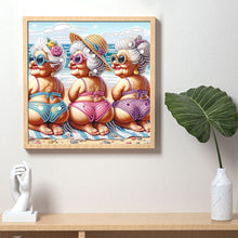 Load image into Gallery viewer, Diamond Painting - Partial Special Shaped - Cute old lady (30*30CM)
