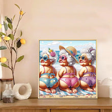 Load image into Gallery viewer, Diamond Painting - Partial Special Shaped - Cute old lady (30*30CM)
