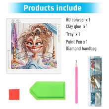 Load image into Gallery viewer, Diamond Painting - Partial Special Shaped - Cute old lady (30*30CM)
