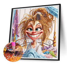 Load image into Gallery viewer, Diamond Painting - Partial Special Shaped - Cute old lady (30*30CM)
