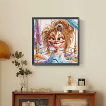 Load image into Gallery viewer, Diamond Painting - Partial Special Shaped - Cute old lady (30*30CM)
