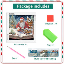 Load image into Gallery viewer, Diamond Painting - Partial Special Shaped - Santa Claus (30*30CM)
