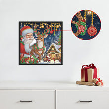 Load image into Gallery viewer, Diamond Painting - Partial Special Shaped - Santa Claus (30*30CM)
