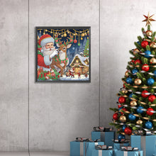 Load image into Gallery viewer, Diamond Painting - Partial Special Shaped - Santa Claus (30*30CM)

