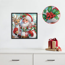 Load image into Gallery viewer, Diamond Painting - Partial Special Shaped - Santa Claus (30*30CM)
