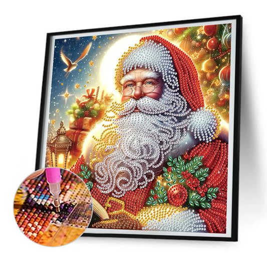 Diamond Painting - Partial Special Shaped - Santa Claus (30*30CM)