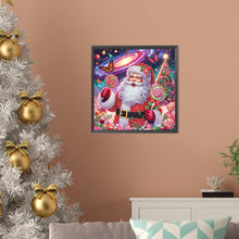 Load image into Gallery viewer, Diamond Painting - Partial Special Shaped - Santa Claus (30*30CM)
