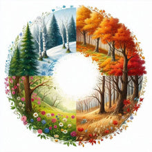Load image into Gallery viewer, Diamond Painting - Full Round - Seasonal scenery (40*40CM)
