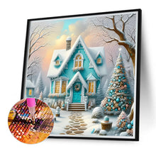 Load image into Gallery viewer, Diamond Painting - Full Round - Christmas house (40*40CM)
