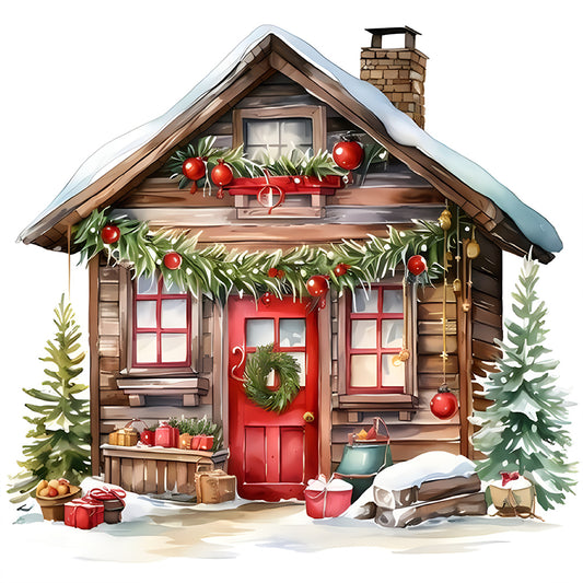 Diamond Painting - Full Round - Christmas house (40*40CM)