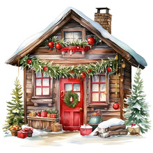 Load image into Gallery viewer, Diamond Painting - Full Round - Christmas house (40*40CM)
