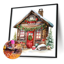 Load image into Gallery viewer, Diamond Painting - Full Round - Christmas house (40*40CM)
