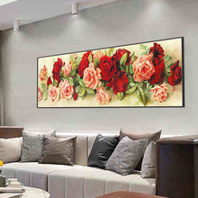 Load image into Gallery viewer, Diamond Painting - Full Round - Vintage roses (80*30CM)
