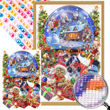 Load image into Gallery viewer, AB Diamond Painting - Full Round - Christmas crystal ball (40*60CM)
