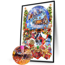 Load image into Gallery viewer, AB Diamond Painting - Full Round - Christmas crystal ball (40*60CM)
