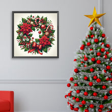 Load image into Gallery viewer, Diamond Painting - Full Square - Christmas wreath (30*30 CM)
