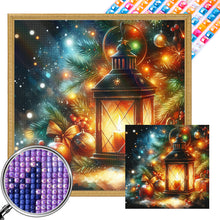 Load image into Gallery viewer, AB Diamond Painting - Full Square - Lights under the Christmas tree (30*30 CM)
