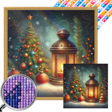 Load image into Gallery viewer, AB Diamond Painting - Full Square - Lights under the Christmas tree (30*30 CM)
