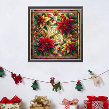 Load image into Gallery viewer, AB Diamond Painting - Full Square - Poinsettia in glass (40*40CM)
