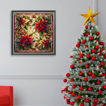 Load image into Gallery viewer, AB Diamond Painting - Full Square - Poinsettia in glass (40*40CM)
