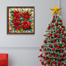 Load image into Gallery viewer, AB Diamond Painting - Full Square - Poinsettia in glass (40*40CM)
