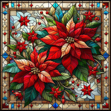 Load image into Gallery viewer, AB Diamond Painting - Full Square - Poinsettia in glass (40*40CM)
