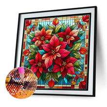 Load image into Gallery viewer, AB Diamond Painting - Full Square - Poinsettia in glass (40*40CM)
