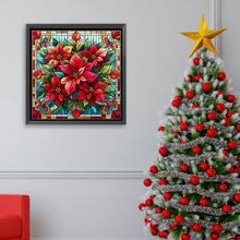 Load image into Gallery viewer, AB Diamond Painting - Full Square - Poinsettia in glass (40*40CM)
